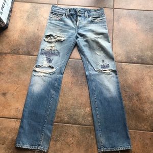 Diesel jeans! Shredded